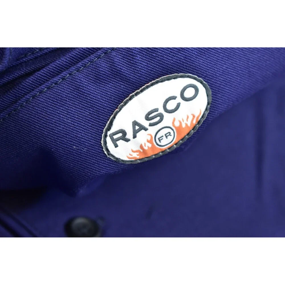 Rasco FR4150 Whipcord Flame Resistant FR Pants Navy Blue Uniform Mens 36x36Opens - Picture 12 of 12